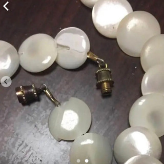 シェルネックレスブレスレットの画像