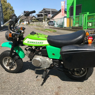 小さなダイナマイト　KV75　２スト　実働車　サイドケース付き　