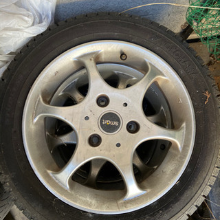 smart mc450で使用していたホイール スタッドレスタイヤ