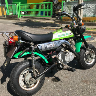 小さなダイナマイト　KV75　２スト　実働車　サイドケース付き　の画像