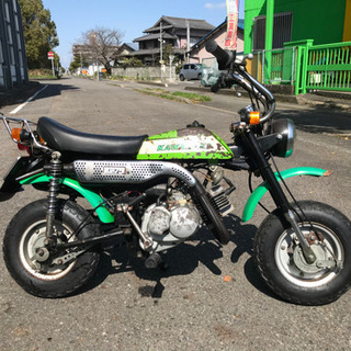 小さなダイナマイト　KV75　２スト　実働車　サイドケース付き　の画像