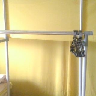 2段洋服掛けの画像