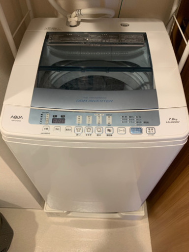【決まりました】 2016年製　洗濯機　7kg  AQW-V700E(W)