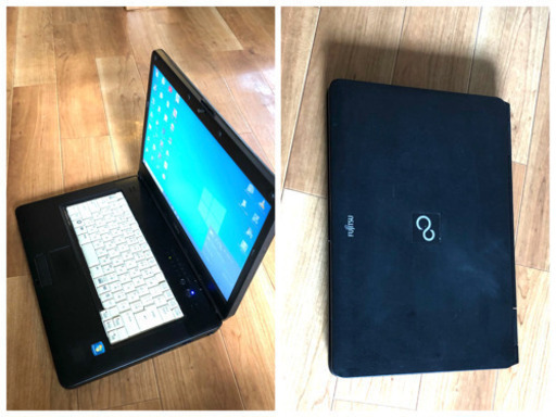 ⬛️富士通A550 15.6インチ/i5/8GB/320GB/最新Win10pro/Office2019他多数