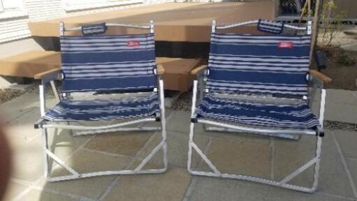 コールマン　コンパクトフォールディングチェア　2脚　キャンプギア