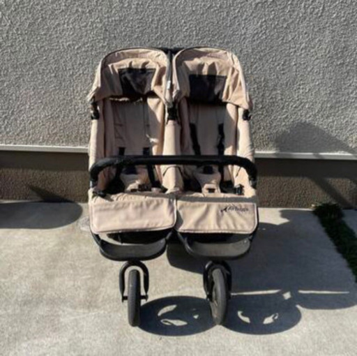 エアバギー Air buggy ココダブル ベージュ　二人乗り