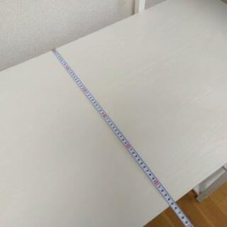 ニトリ システムデスク ザッキー白の画像