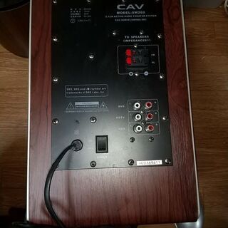 CAV アクティブオーディオシステム サブウーファー SW260の画像