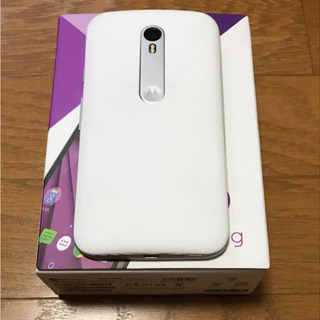 Motorola(モトローラ) MotoG SIMフリースマートフォン ホワイトの画像
