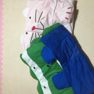 お子様にかわいい寝袋セット 
