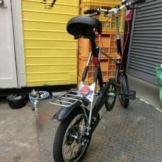 Ｃ442　【受付終了】GOGO　BIKE　ワンタッチ折りたたみ　１４インチ　自転車の画像