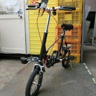 Ｃ442　【受付終了】GOGO　BIKE　ワンタッチ折りたたみ　１４インチ　自転車の画像