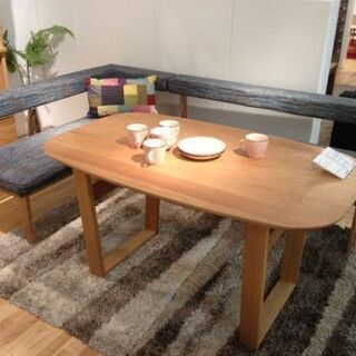 【絶対お得！】LIVING HOUSE MOCOA ダイニングテーブルの画像