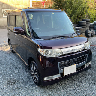 🦊タントカスタムです‼️タイヤ新品‼️ナビ付き‼️車検もあります‼️の画像