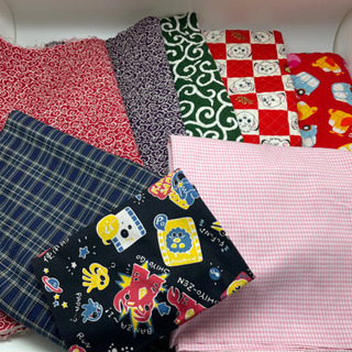 終了:キルティングと布