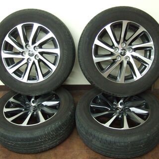 美品！バリ溝！トヨタ 30 アルファード ヴェルファイア 純正17X 6.5J +33 PCD114.3