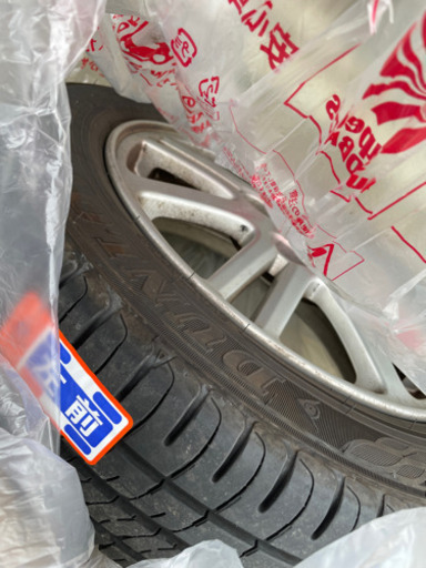 165/55R14 ダンロップ　夏タイヤ　ひげつき