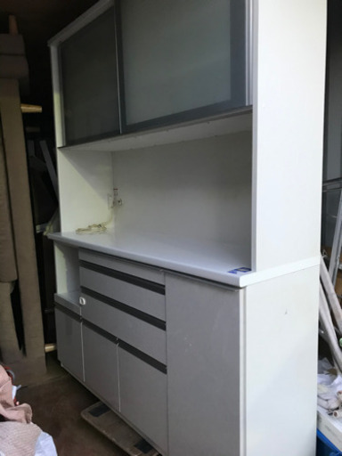 ★値引き★松田家具　キッチンボード　白