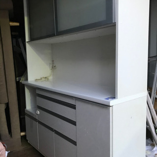 ★値引き★松田家具　キッチンボード　白