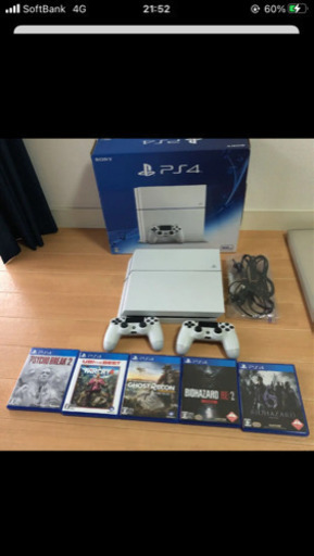 値下げプレステ4本体500GB コントローラー2つソフト５つセット