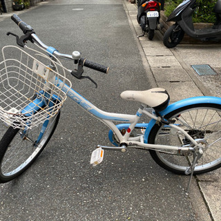 受付終了　直接引き取りのみ　小学校低学年まで向き自転車