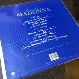 Madonna LPレコード(中古品)の画像