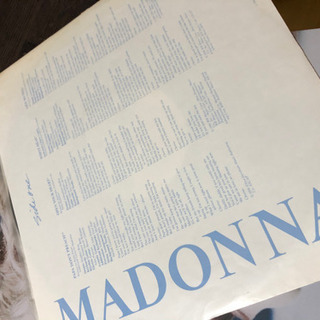 Madonna LPレコード(中古品)の画像