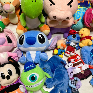 ぬいぐるみ　100円~ ディズニー　キャラクター　ミッキー　スティッチ　オラフ　トイストーリー　ミニオン　ぶりぶりざえもんの画像