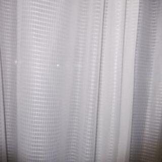 無料　無印良品遮光カーテン　ニトリレースカーテン各4枚　長さ186センチ
幅1枚90センチの画像