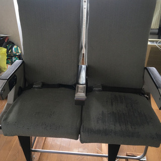 観光専門学校使用品　飛行機　旅客機　椅子　実習用③ 飛行機座席実物25日まで出品
