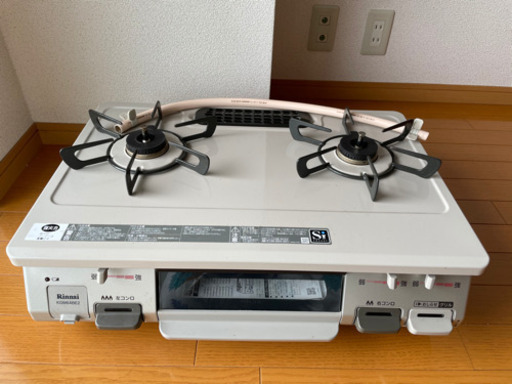 決まりました【都市ガス用　2口ガスコンロ】リンナイ ガステーブル