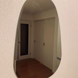 【お譲り先決定済】　　【ニトリ】ウォールミラーの画像