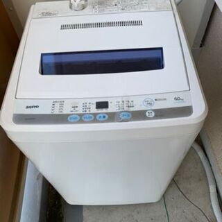 【3/30までに引き取りの方！差し上げます】６kg全自動洗濯機 の画像