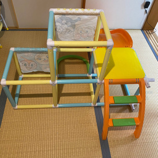 【取引中】　アンパンマン ジャングルジム　滑り台