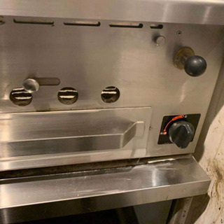 MCK-125 炭火下火式焼物器「本格炭焼き」火起しバーナー付! 本物