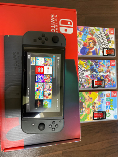 NintendoSwitch各種ソフト付き！