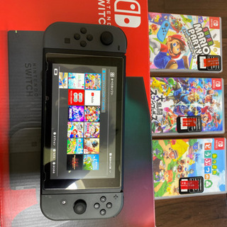 NintendoSwitch各種ソフト付き！