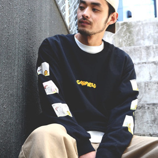 フリークストア別注　ガーフィールド　長袖Tシャツの画像