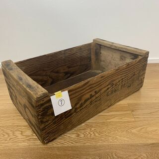 VINTAGE WOOD BOX⑦