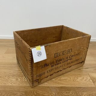 VINTAGE WOOD BOX⑳