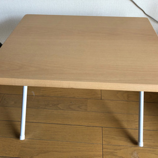 折り畳みテーブル　茶色