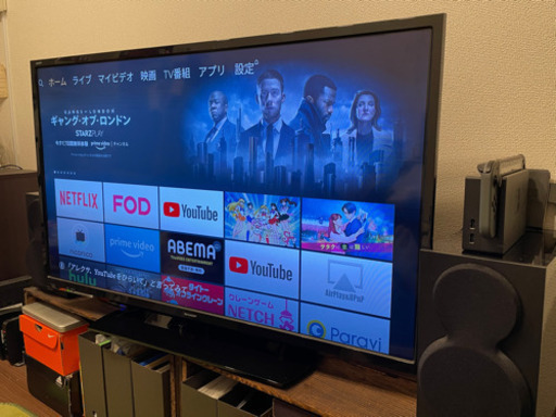 SHARPの40v型テレビ