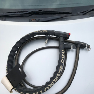 ワイヤーロック！バイク自転車原付ビックスクーターセキュリティ盗難...