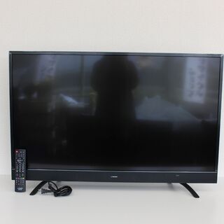 T633)【美品】maxzen デジタル4K対応液晶テレビ 43型 JU43SK03 2018年製 直下型LEDバックライト 4K 外付けHDD テレビ 地上 BS CS