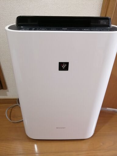 シャープ空気清浄機加湿器つき1回使用のみプラズマクラスターSHARP