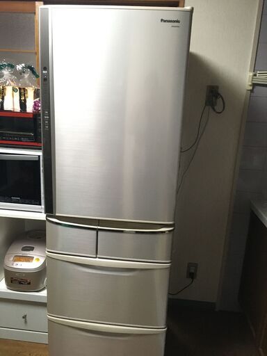 [引取り先決定済] パナソニック Panasonic NR-E434T-N 冷蔵庫（427L・右開き） ECONAVI 2010年製