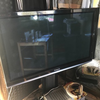 プラズマテレビ42インチ　Panasonic VIERA G1 TH-P42G1   ハヤミのテレビスタンドKF-700 付きの画像