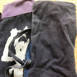 差し上げます。　剣道の竹刀（新品と再生品サイズ３８）とつば３枚、竹刀袋、居合刀袋、の画像