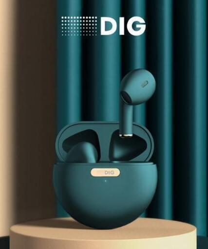 ★未使用新品★DIG ワイヤレスイヤホン　グリーン