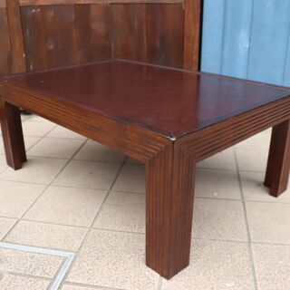 松本民芸家具の希少なG型座卓のご紹介です。ミズメザクラ無垢材を使用